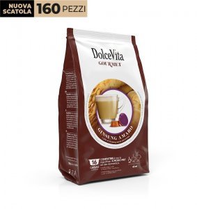 Box Dolce Vita UNSWEETENED GINSENG A Modo Mio®* compatible 160cps.