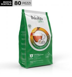 BOX Dolce Vita TIGESTIVE HERBAL TEA Dolce Gusto®* compatible 80cps.