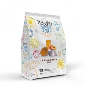 Box Dolce Vita Dolce Gusto®* PEACH ICE TEA 48pcs.