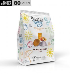 Box Dolce Vita Dolce Gusto®* PEACH ICE TEA 80pcs.