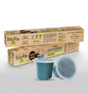 Box Dolce Vita DECAFFEINATO Nespresso®* Compostable compatible 200cps.