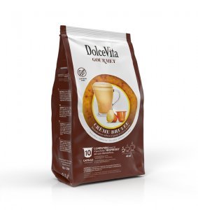 Box Dolce Vita CREME BRULEE Nespresso®* compatible 100cps.