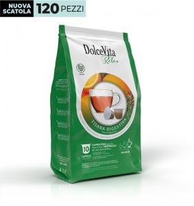 Box Dolce Vita DIGESTIVE HERBAL TEA Nespresso®* compatible 120cps.