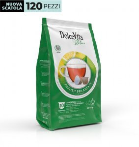 Box Dolce Vita ENGLISH BREAKFAST Nespresso®* compatible 120cps.