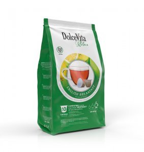 Box Dolce Vita ENGLISH BREAKFAST Nespresso®* compatible 100cps.