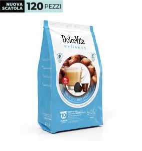 Box Dolce Vita NOCCIOLINO LIGHT Nespresso®* compatible 120cps.