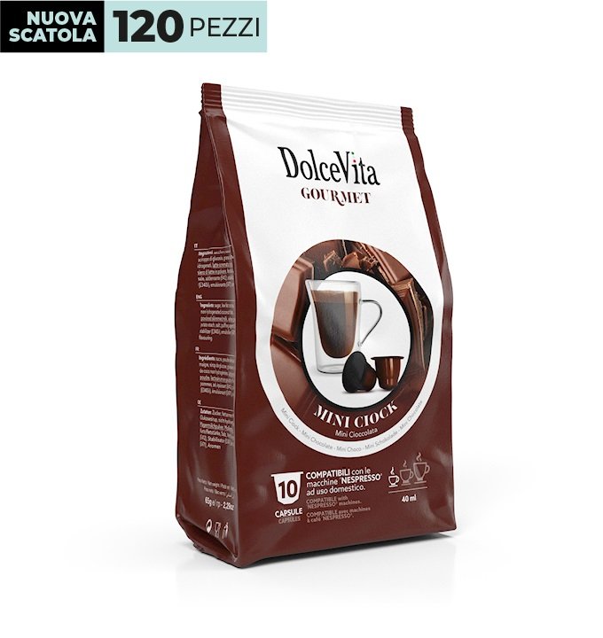 Scatola Dolce Vita Nespresso®* MINICIOCK 120pz. - Espresso DolceVita